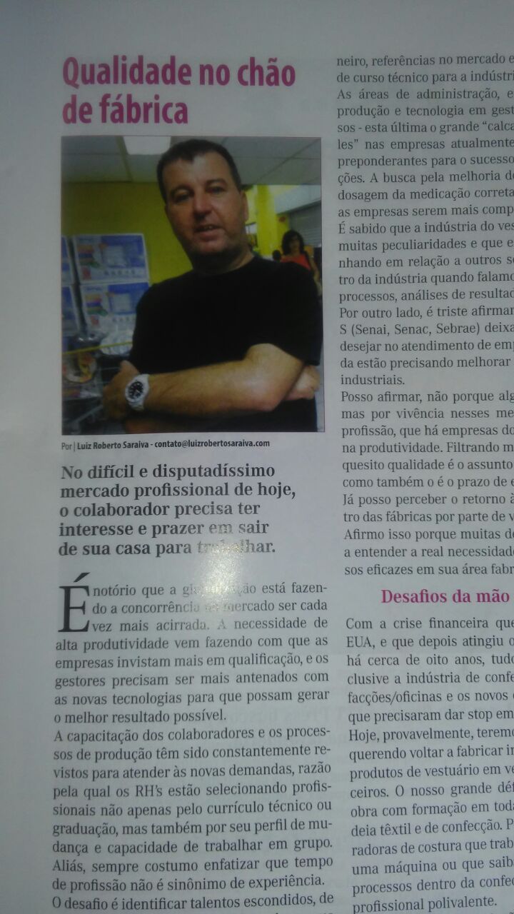 Palavra do Especialista. Quem diria eu Dr Gestão Luiz Roberto Saraiva escrevendo por aqui. É uma felicidade imensa compartilhar.