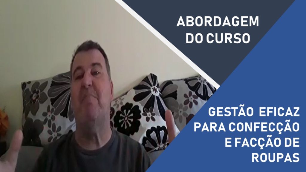 Abordagem do Curso Gestão Eficaz para Confecções e Facções de Roupa. Meu curso vai conseguir ajudar muitos empresários. Então participe.