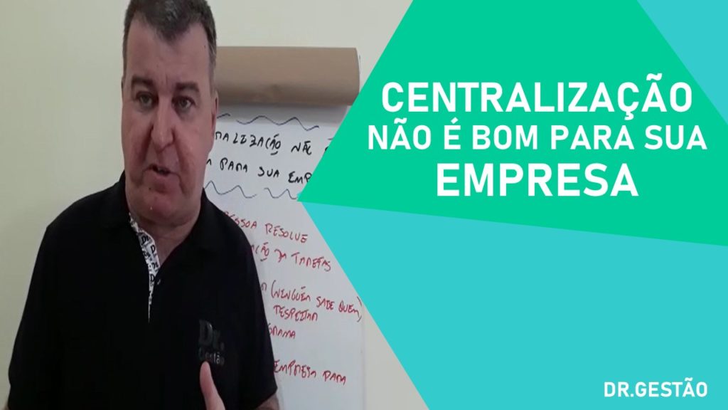 Uma empresa que trabalha com Centralização não é bom sinal. Não vejo a centralização com bons olhos. Tem vivido isso a minha carreira profissional.