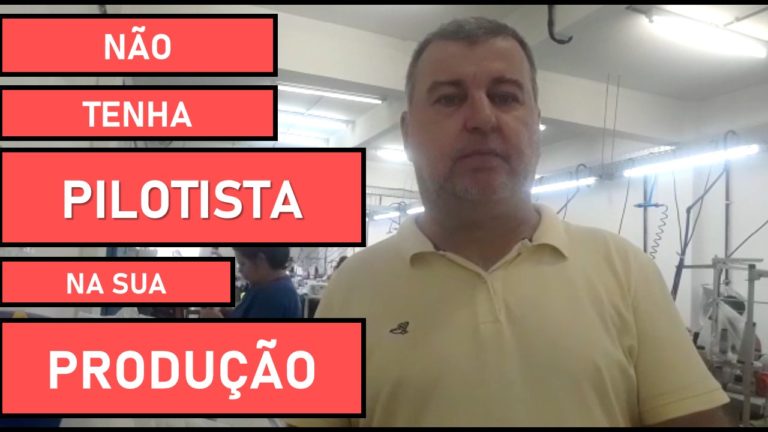Não Tenha Pilotista na Sua Produção. Vai fazer você ser muito mais eficaz e ter resultados no mínimo de 30% melhores. Corrije-se agora.