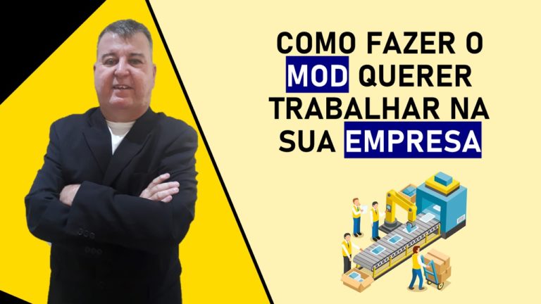 Como Fazer o MOD Querer Trabalhar na Sua Empresa. Como fazer isso, você entender que precisa dividir o bolo. Todos vão ter prazer trabalhar.