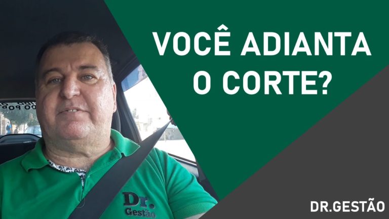 Você Adianta Seu Corte?- Dr Gestão. Existe uma máxima que acham que da forma com que trabalha está tendo eficácia. Igual na costura.