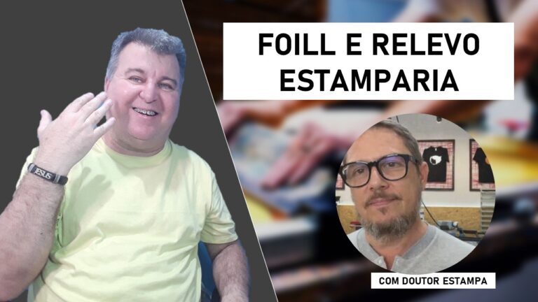Foill e Relevo Estamparia. São especialidades que vão levar a sua estamparia para outro patamar. Doutor Estampa é craque nisso.