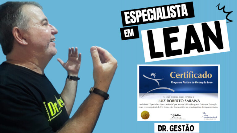Especialista em Lean. Era um sonho que carregava durante 03 anos. Vai dar um upgrade na minha carreira. E esse conteúdo divido com você.