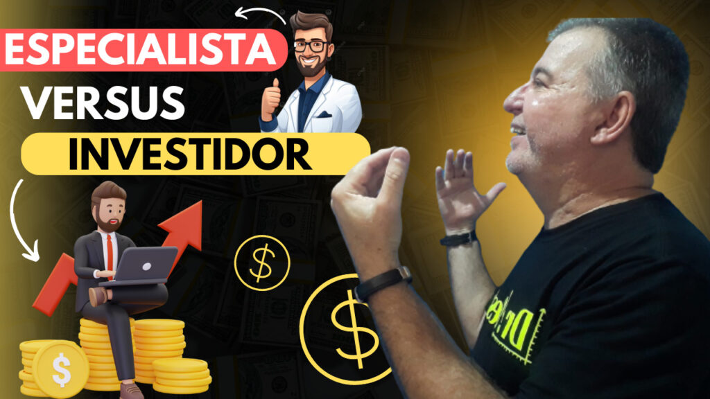 Especialista versus Investidor. Um investe grana o outro toca o negócio e faz ele acontetecer. Um casamento perfeito.