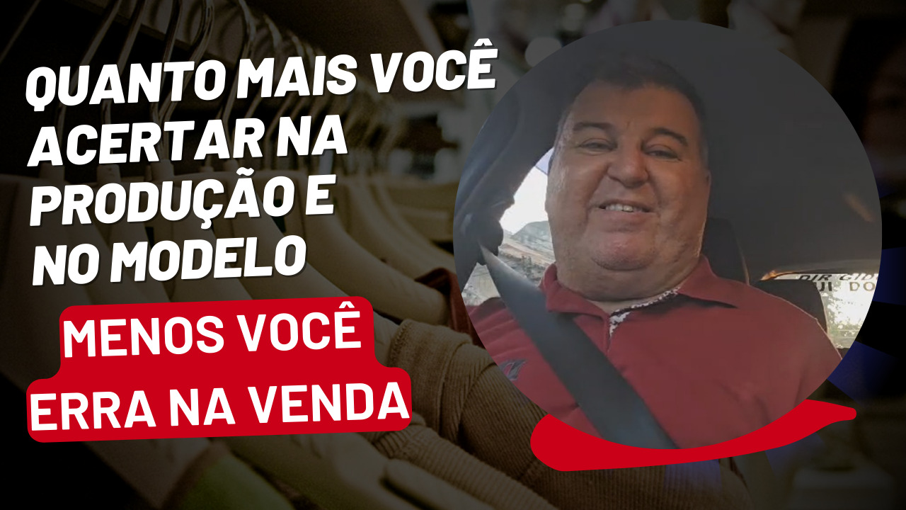 Produção Modelo Menos na Venda.Quanto Mais Você Acertar na Produção e no Modelo, Menos Você Erra na Venda. Por isso focar na qualidade