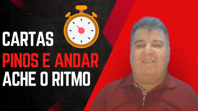 Cartas, Pino e Andar para o Ritmo; Três exemplos para você achar o rítimo. Para quem é cronometrista vai te dar outra realidade.