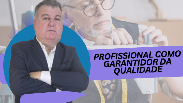 Profissional Como Garantidor da Qualidade. Você vai aprender que a qualidade quem fz é o colaborador e não é corretiva e sim preventiva.